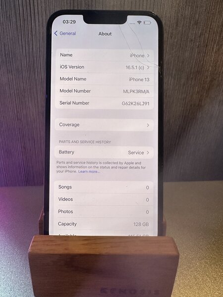 Iphone 13 green, 128GB