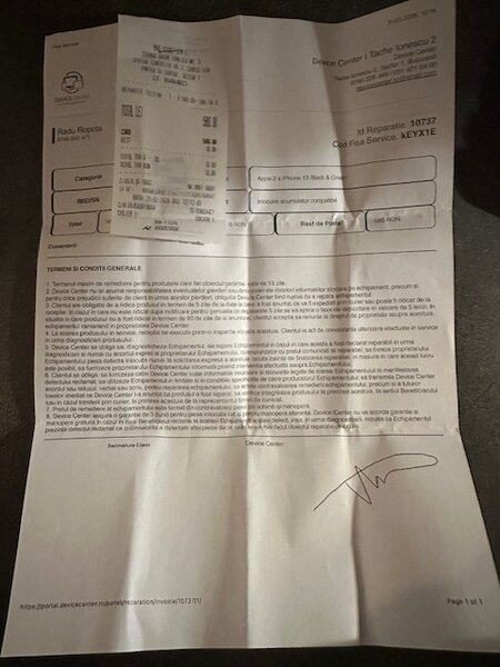 Iphone 13 midnight 128 GB, baterie noua 100%