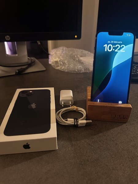 Iphone 13 midnight 128 GB, baterie noua 100%